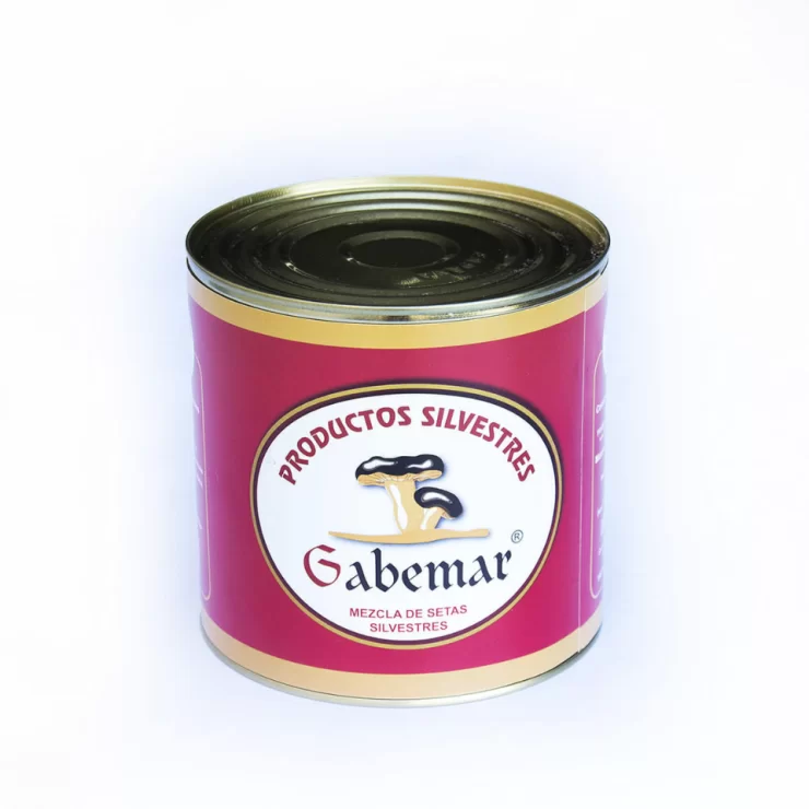 Mezcla de setas silvestres de Gabemar en lata