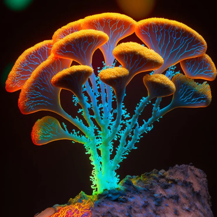 Setas bioluminiscentes
