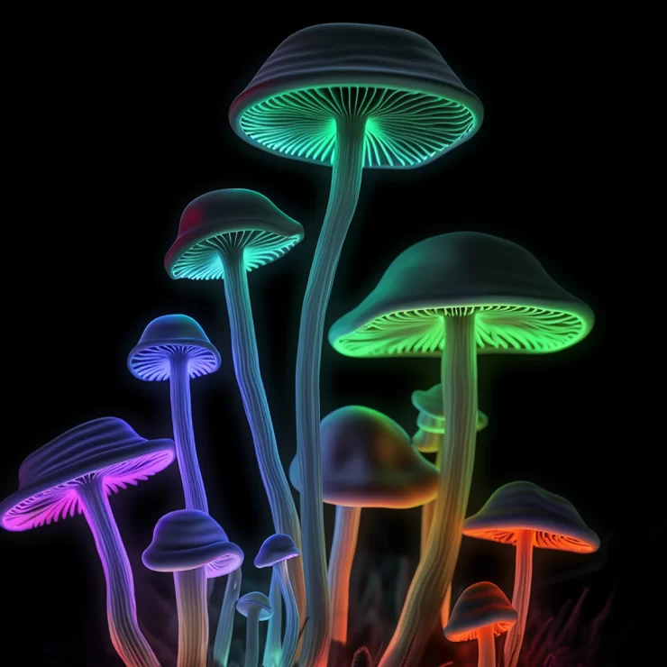 Setas bioluminiscentes