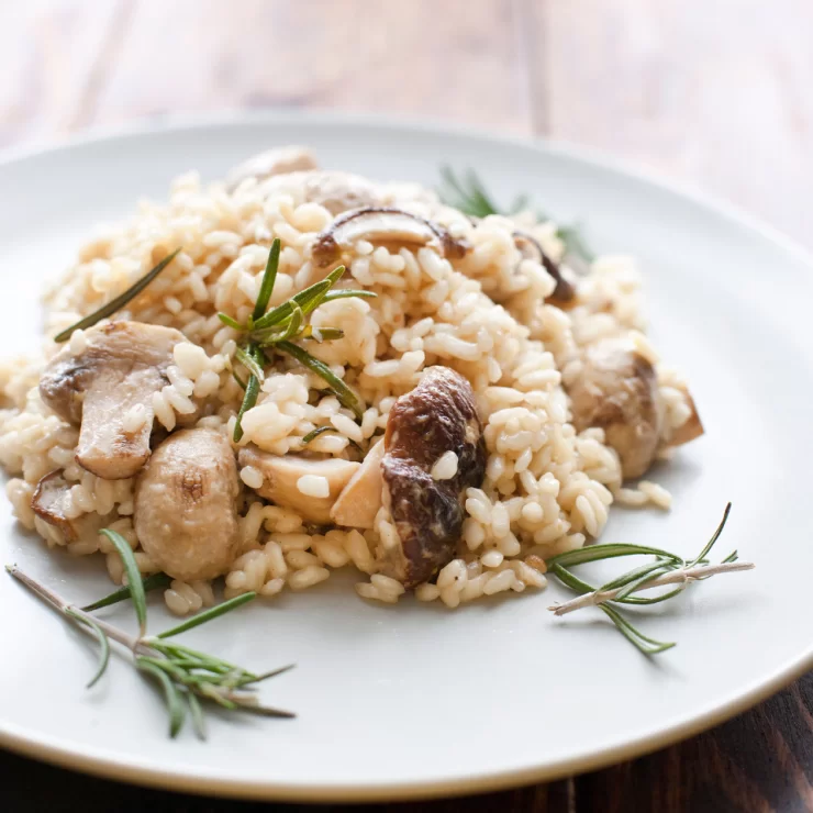 Receta rápida: Arroz con setas en conserva de Gabemar