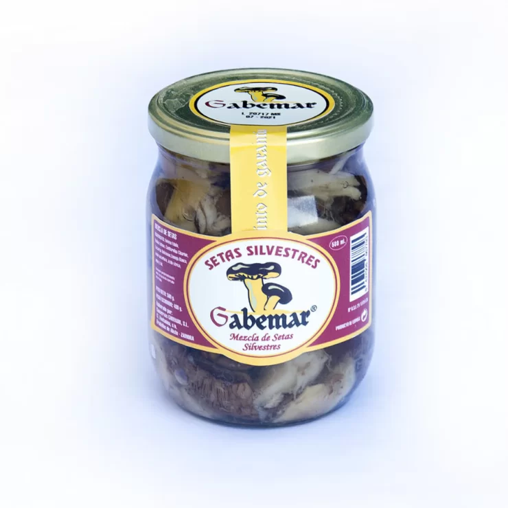 Mezcla de Setas Silvestres de gabemar en tarro