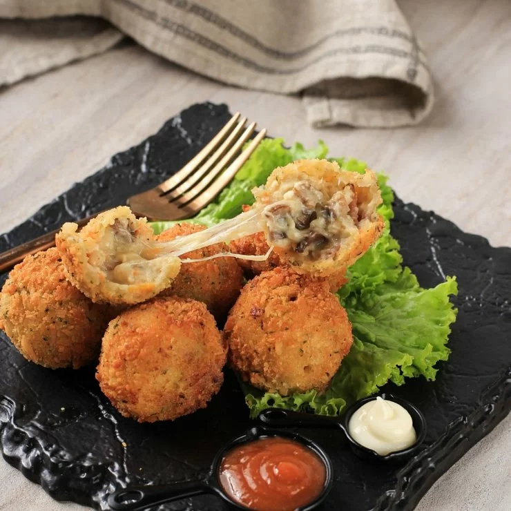 croquetas de boletus